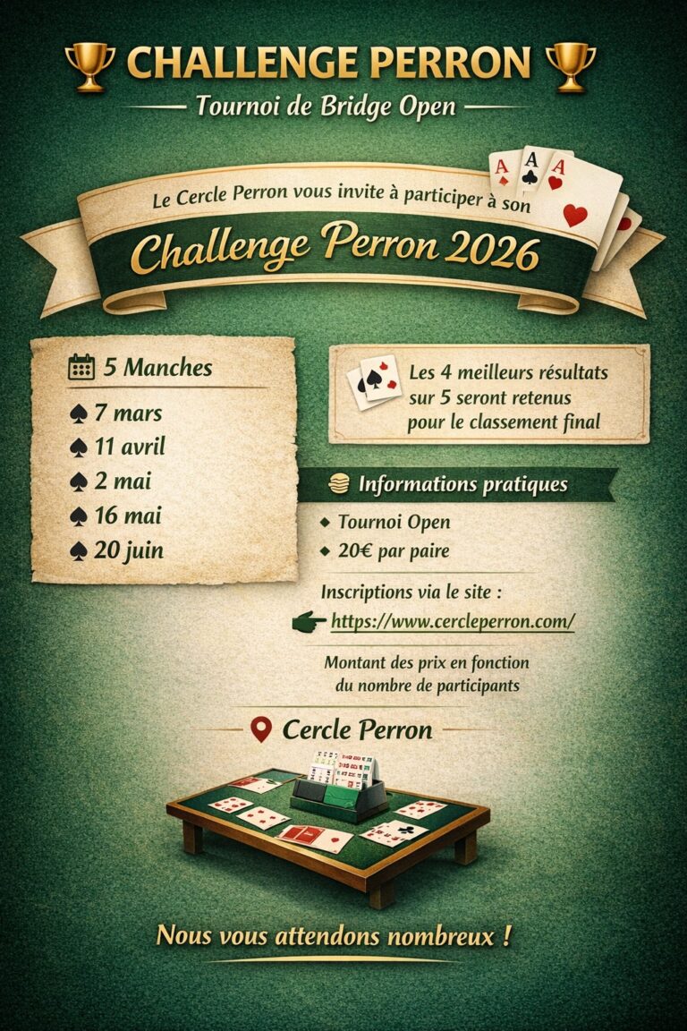 Affiche Challenge Perron 2026
